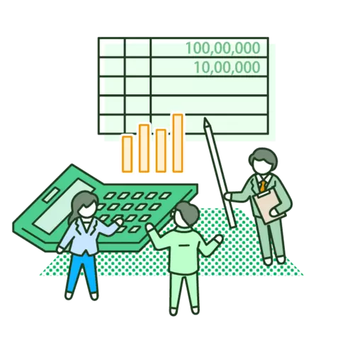 経理イメージイラスト