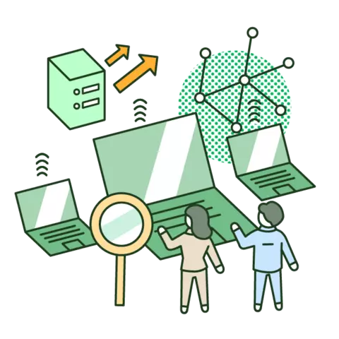 デジタル推進イメージイラスト